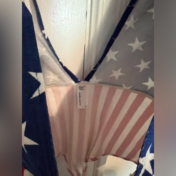 American Apparel brand Size M American flag Bodysuit thong - Picture 4 of 6